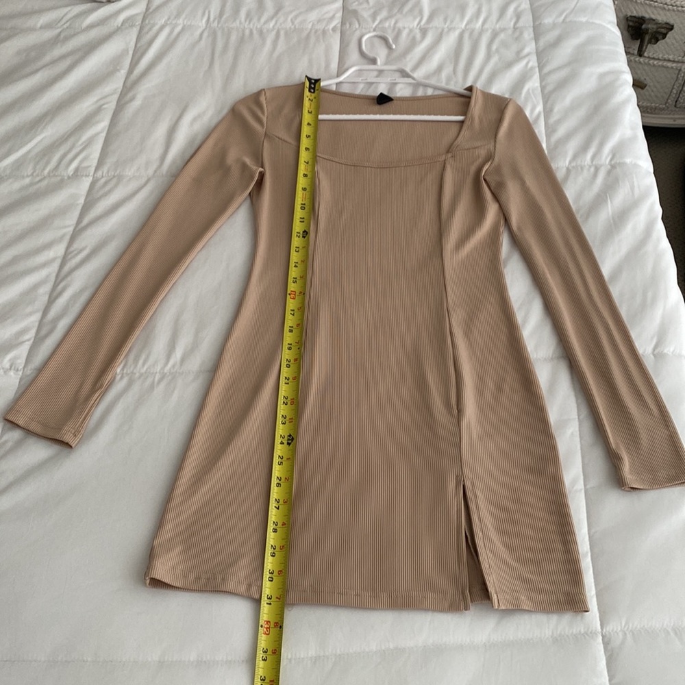 Cream Vintage Mini Dress - Picture 9 of 12